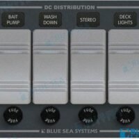 TABLEAU HORIZONTAL 4 INTERRUPTEURS