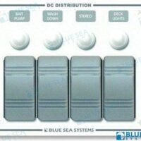 TABLEAU HORIZONTAL BLANC 4 INTERRUPTEURS