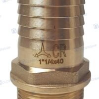 RACCORD 1''1/4 X 40 M. LAITON CR