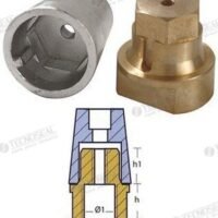 ANODE RADIDE COMPLETE ARBRE DE 100
