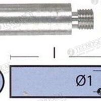 ANODE MOTEUR YANMAR COMPLETTE Onan