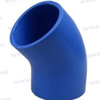 COUDE ECHAPPEMENT 45º  SILICONE 4" 100MM